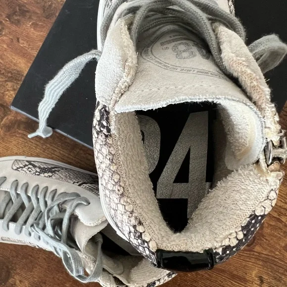 P448 high top size 7 EU37 silver star - Picture 8 of 9